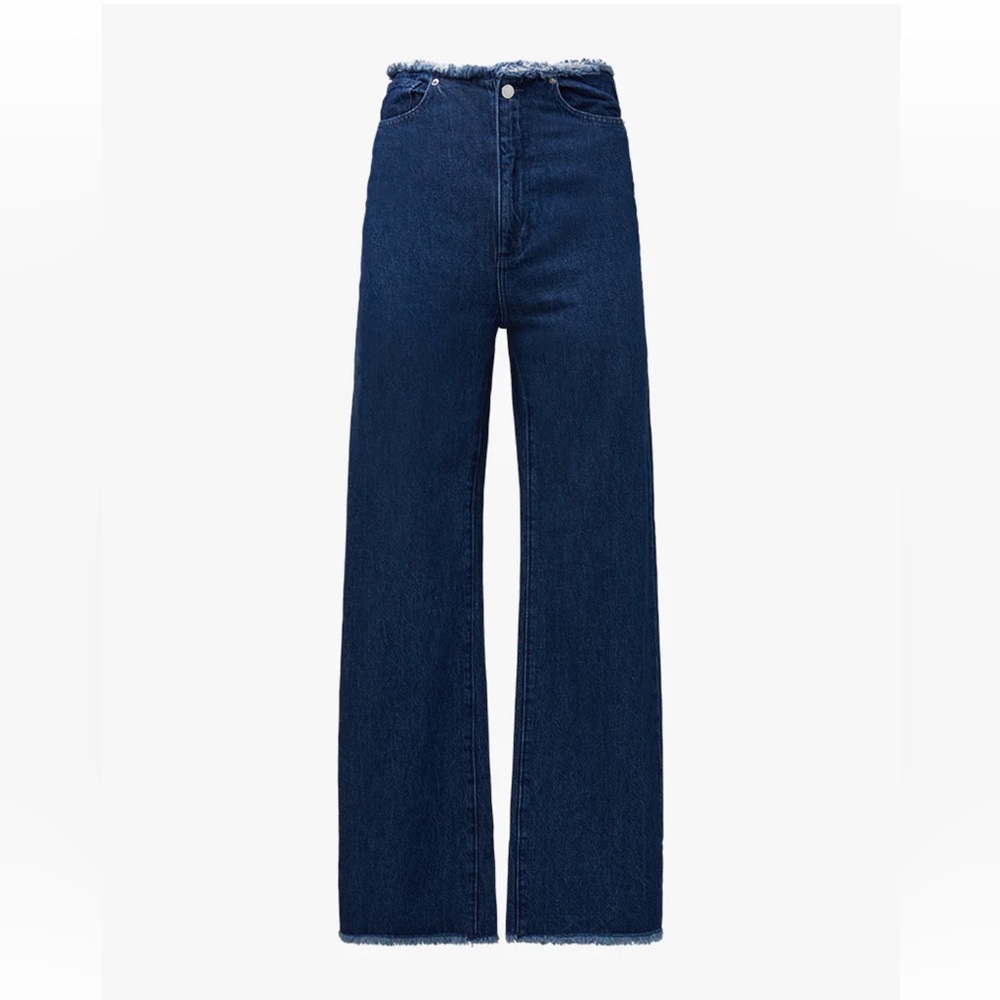 NWT💙 WEWOREWHAT Frayed Jeans